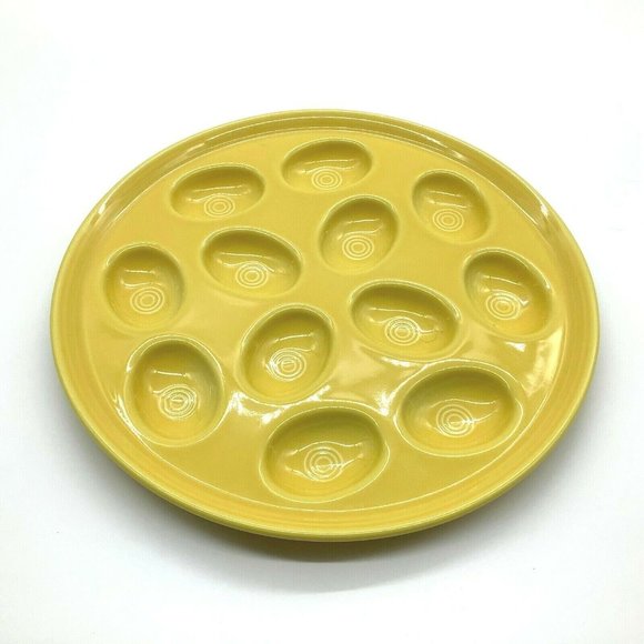 Fiesta Other - Fiesta Yellow Egg Platter